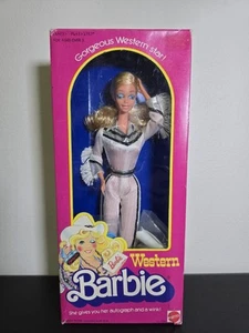 1980 Vintage Mattel WESTERN BARBIE DOLL 1757 NRFB - Picture 1 of 8