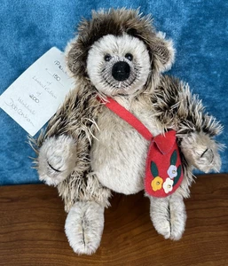 Deb Canham Bigger Bears Big Prickles Igel 8 Zoll Mohair - Smiley! Neu Mit Etikett - Bild 1 von 16
