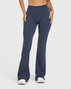Leggings Oner Active SoftMotion Acampanados Pierna Azul Verdadero Grande Largo Corto - Imagen 1 de 11