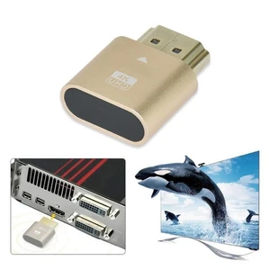 4K HDMI kompatibler Dummy Adapter Virtual Plug Headless Ghost Display Emulator - Bild 1 von 11