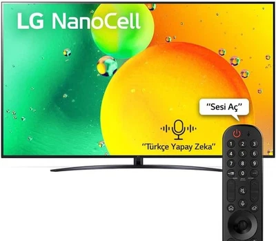 LG NanoCell 43NANO766QA Smart TV 4K 43" Serie NANO76 2022 - Immagine 1 di 4