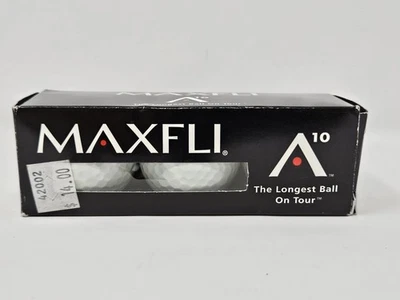  MAX-FLI SOLID CORE SOFT FEEL DISTANCE A10 Golf balls (3) - Image 1 of 3