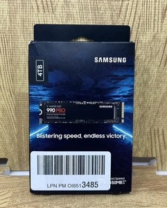 New Samsung 990 PRO 4TB M.2 NVMe Internal SSD MZ-V9P4T0B/AM - Photo 1/4