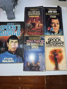 Lote de nueve libros de Star Trek - Imagen 1 de 5