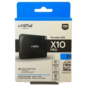 Boxed: Crucial X10 Pro Portable SSD - 2TB - Picture 1 of 5