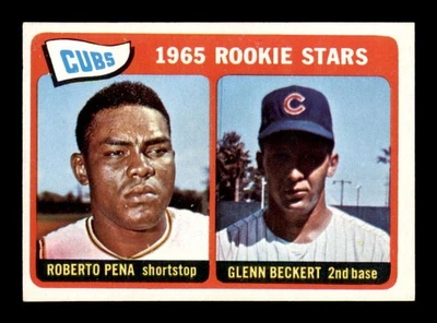 1965 Topps #549 Glenn Beckert/Roberto Pena estrelas novatas quase perfeito X3053103 - Imagem 1 de 2