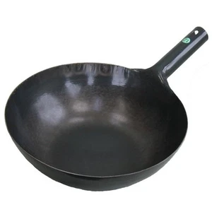 JAPAN BRAND YAMADA INDUSTRY SINGLE HANDLED HAMMERED IRON WOK 27cm MADE IN JAPAN - Bild 1 von 3