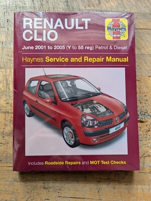 Renault Clio (Petrol & Diesel) 2001-2005 Haynes Workshop Manual - Image 1 of 3