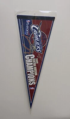 2009 CAVALIERS CENTRAL DIVISION CHAMPIONS PREMIUM 12X30 PENNANT FREE SHIPP #PE19 - Image 1 of 3