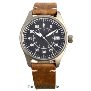 39mm Tandorio Titanio Piloto Automático para Hombre 20ATM NH35 Cristal de Zafiro - Imagen 1 de 13