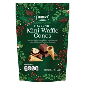 Benton's hazelnut Mini Waffle Cones 4.23 oz - Picture 1 of 1