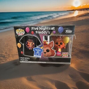 Five Nights at Freddys • FUNKO Excl: Flocked FOXY w/Balloon • Adult T-Shirt (XL - Picture 1 of 6