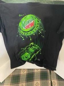 Camiseta Original LFA Pepsi Años 90 De Colección Grande Mountain Dew Tapa Botella - Imagen 1 de 4
