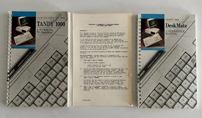 1984 - Tandy 1000 - Tutorial & Deskmate Reference Manual Spiral - Image 1 of 4