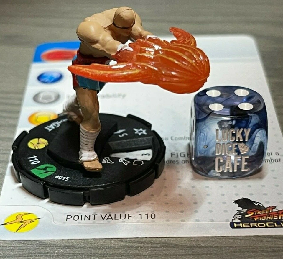 Heroclix Street Fighter 015 Sagat Uncommon - Image 1 of 1