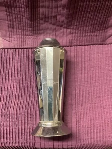 Vase Art Deco vernickelt 30er Jahre. - Bild 1 von 2