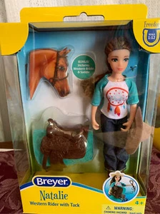 Jinete talla clásica Breyer Western con Tack Natalie - Imagen 1 de 3