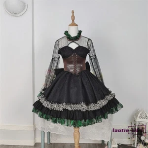 TouHou Project Kaenbyou Rin Cosplay Costume Women Girl Black Dress Halloween Cos - Picture 1 of 7