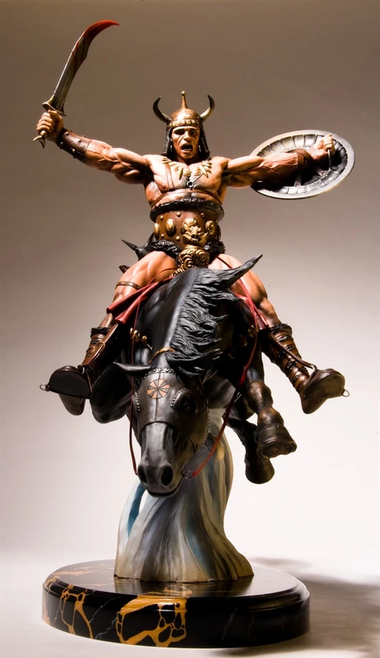 FRANK FRAZETTA CONAN THE CONQUEROR STATUE C.S. MOORE BRAND NEW ONLY 1500 CASTED  - Image 1 of 1