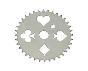 F&R VINTAGE LOWRIDER Bicycle Steel Card Deck 36T SINGLE SPEED 1/2 X 1/8 SPROCKET - Picture 1 of 1