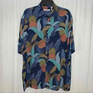 Campia Moda Herren Hemd mit Knopfleiste Ananas Größe L - Bild 1 von 5