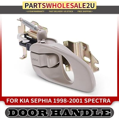 Manija de puerta interior beige delantera o trasera izquierda para Kia Sephia 98-01 Spectra 00-03 Foto 1 de 4