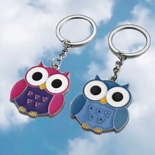 Exquisite Owl Cat Dog Keychains Cartoon Unisex Handbag Ornaments Car Keyholder