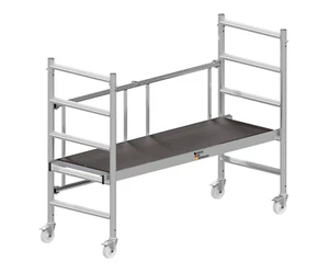 ALTEC AluKlik 2.0 300 Eco Arbeitshöhe 3m | TÜV Alu Zimmergerüst | Ø125mm Rollen - Bild 1 von 3