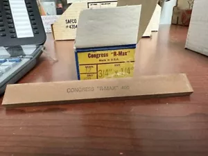 CONGRESS TOOL CO. POLISHING STONE 400G 3/4" X 1/4 X 6" R-MAX LOT OF 3 - Picture 1 of 1