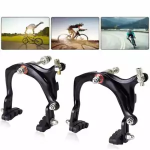 1Pair Bicycle Brakes Long Arm Caliper C Brake Blocks for Vehicle Road Bike - Picture 1 of 9