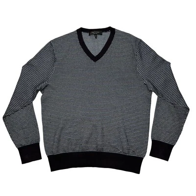 Rag And Bone Men’s Larger V-Neck Multicolor Sweater Long Sleeve - Image 1 of 4