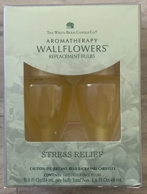 Vintage White Barn Candle Company Stress Relief Wallflowers Bulbs Pack Of 2 - Image 1 of 3