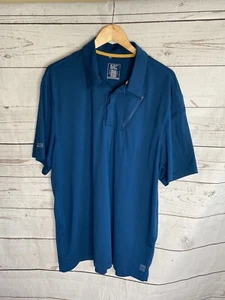 5.11 Tactical Mens  Extra Large Blue Teal Short Sleeve Polo Shirt Performance - Picture 1 of 5
