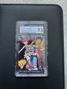 Pokemon TOPPS The First  Movie CHECKLIST Holo - NM CGC 7.5 - Picture 1 of 3