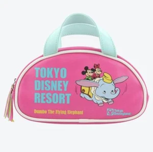 Tokyo Disney Resort 2020 Retro Series Pink Pen Case Mickey Minnie Dumbo #DD895 - Picture 1 of 1