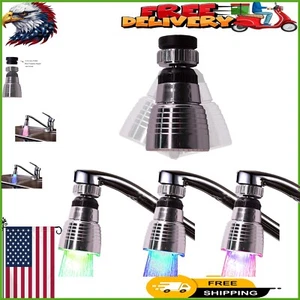 Color Changing LED Faucet Light - Temperature Sensitive for Kitchen & Bath - Picture 1 of 9