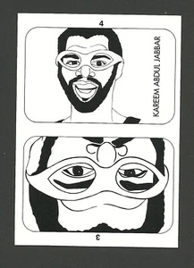 Tarjeta de juego canadiense coleccionista caricatura de baloncesto Kareem Abdul Jabbar - Imagen 1 de 1