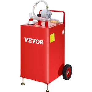 VEVOR 30 Gal Fuel Caddy, Fuel Storage Tank on 2 Wheels, - Picture 1 of 8