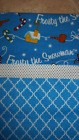 Blue Frosty Snowman Christmas Holiday Pillowcase Pair