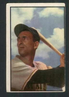 1953 Bowman Color #160 Cal Abrams G Pirates 88541  - Image 1 of 2