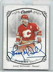 AUTÓGRAFO CERTIFICADO CAMPEÓN DE CUBIERTA SUPERIOR LANNY McDONALD 2015-16 - Imagen 1 de 1