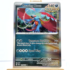 Roaring Moon 109/162 Holo Rare Pokemon TCG Scarlet & Violet Temporal Forces - Picture 1 of 4