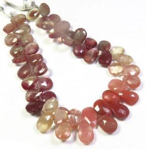 Andesin Labradorit Natürliche Edelsteine Facettierte Birne Perlen 8 Zoll Strang 9-11,5 mm GV-4008 - Bild 1 von 12