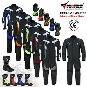 Men Motorbike Suit Racing Armoured Waterproof Motorcycle Suits Jacket Trousers - Picture 1 of 93
