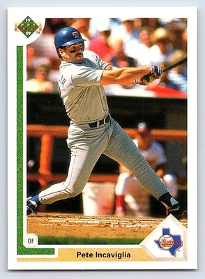 1991 Upper Deck #453 Pete Incaviglia Texas Rangers - Image 1 of 2