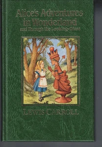 ORNATE BINDING ,classic ,ALICE'S ADVENTURES IN WONDERLAND by LEWIS CARROL - Picture 1 of 1