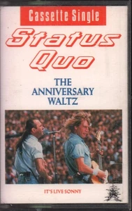 Status Quo Anniversary Waltz cassette UK Vertigo 1990 cassette single QUOMC28 - Picture 1 of 2