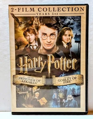 HARRY POTTER 2-FILM COLLECTION YEARS 3 & 4 DVD MOVIE *BUY 2 GET 1 FREE* - Image 1 of 2