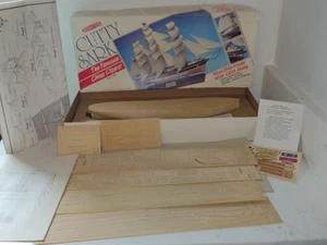 Scientific Cutty Sark 24" Long Wooden Ship Model Kit In Original Box 163- 1:100 - Picture 1 of 12