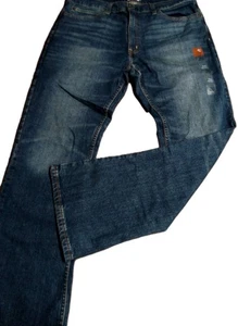 Pantalones de mezclilla True Craft para hombre corte bota 36 X 32 nuevos con etiqueta adhesiva nunca usados - Imagen 1 de 16